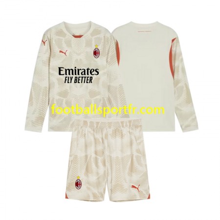 Tenue AC Milan Gardien Enfant Troisieme 2024-2025 Maillot de Foot ML